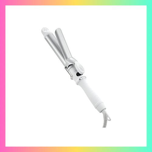 サロニア セラミック カール ヘアアイロン コテ 32mm 海外対応 耐熱ポーチ付 SL-008SW...