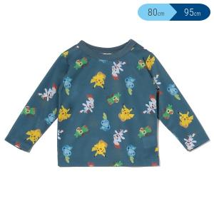 ポケモン総柄長袖Tシャツ