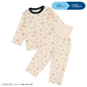 アンパンマン）腹巻付き裏起毛長袖パジャマ
