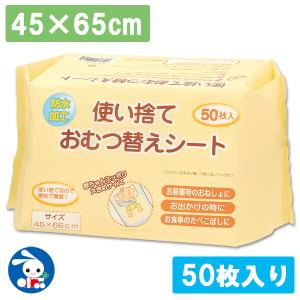 使い捨てオムツ替えシート（50枚入り）