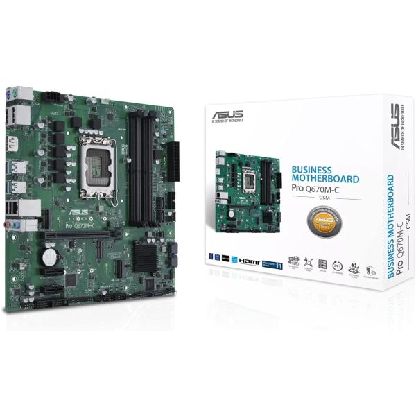 ASUS Pro Q670M-C-CSM LGA 1700 (Intel 12th Gen &amp; In...