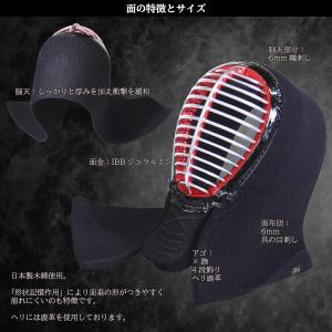 剣道 防具セット 6mm具の目 / ヘリ紺鹿革...の詳細画像3