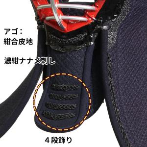 剣道 防具 面単品 4mm織刺 ナナメ刺し ミ...の詳細画像2