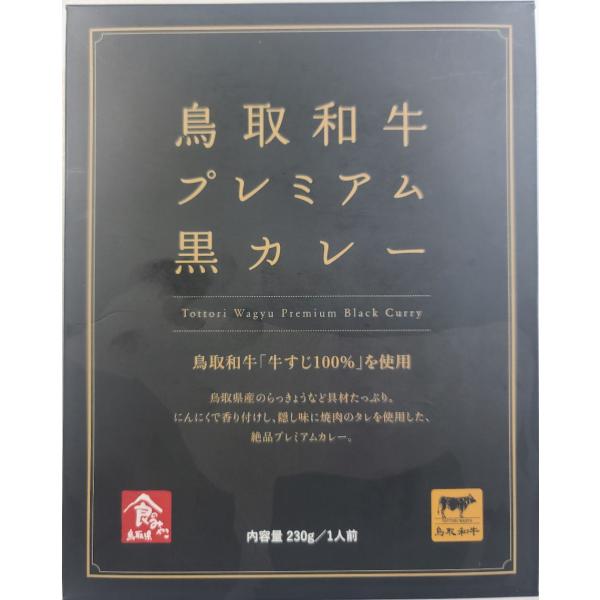 鳥取和牛プレミアム黒カレー10箱セット、送料無料【鳥取和牛「牛すじ100%」を使用】