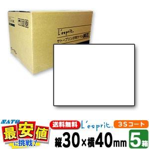 サトー純正 レスプリラベル シータラベル 30×40 3Sコート紙 リボン同梱 5ケース SCeaT...