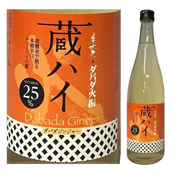 リキュール 高知 浜川商店 美丈夫 本格辛口 チューハイの素 蔵ハイ 高知ジンジャー 720ml 生...
