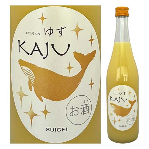 爆買 リキュール 高知 酔鯨酒造 リキュールかじゅ　ゆず　720ml ゆず　フレッシュ　リキュール