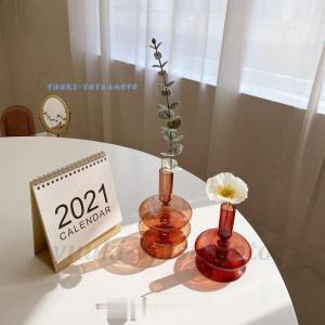 花瓶 北欧 フラワーベース ガラス 丸 ミニベース おしゃれ フラワーベース フラワー ベース インテリア 雑貨 一輪挿し 花器 かわいい 可愛い 韓国 Niwa0125 Ythp1 西脇通販 通販 Yahoo ショッピング