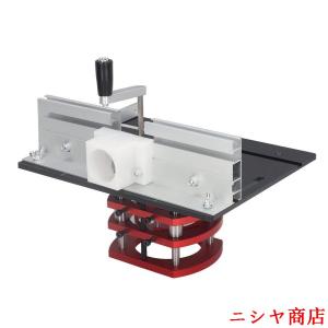 木工テーブル プレート 手動式 CNC 加工ルーター リフトベース 溝入れ トリミング (黒)