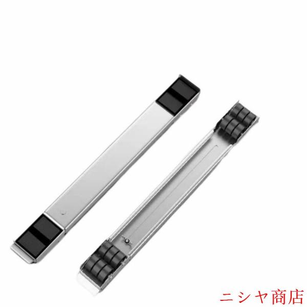 2個セット 洗濯機 冷蔵庫 置き台 キャスター台 移動 かさ上げ台 滑り止めマット 伸縮式 調節可能...