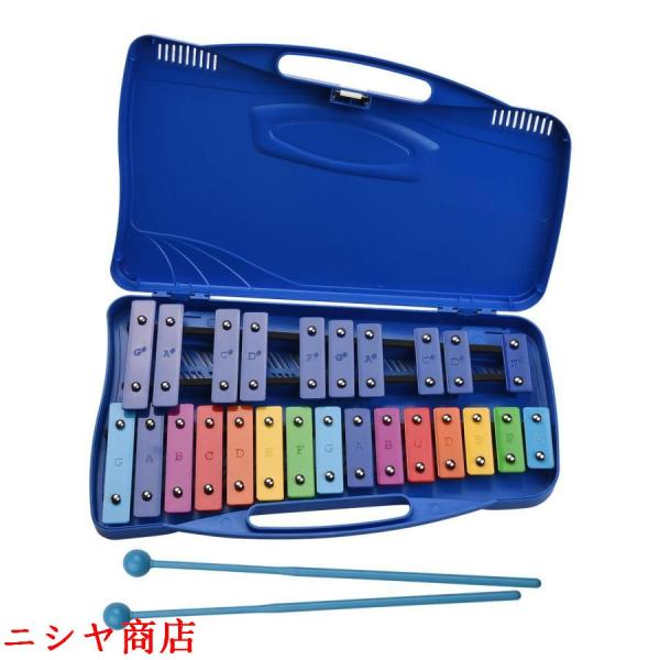 25ノート25ノートグロッケンシュピール木琴ハンドノック木琴パーカッションリズム音楽教育教育器具おも...