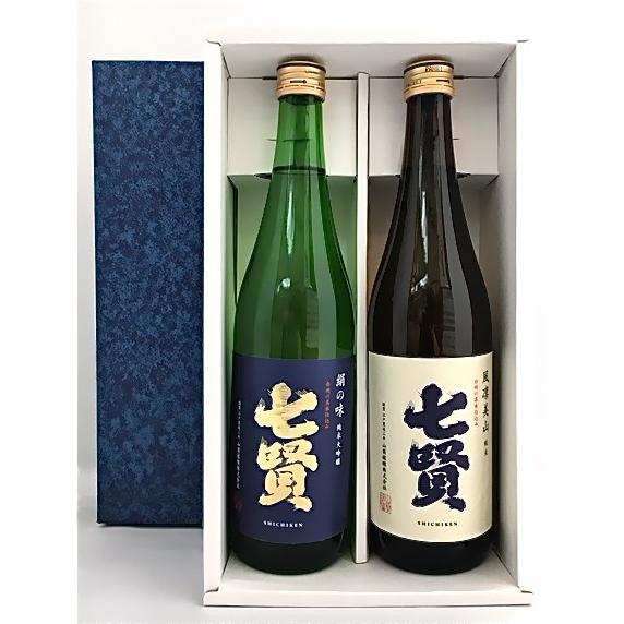 日本酒　七賢　純米大吟醸　絹の味　純米　風凛美山　720ml　2本セット[化粧箱入り]