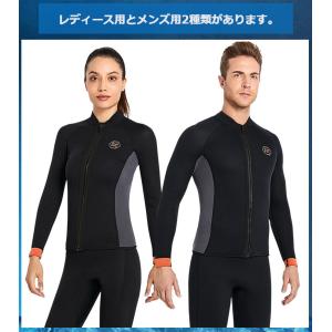 ウェットスーツ(上のみ)タッパー ジャケット ...の詳細画像3