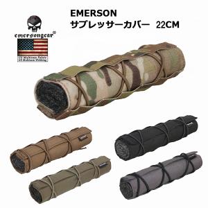 EMERSONGEAR  サプレッサーカバー MC/CB/RG/WG/BK  実物生地使用 22CM｜nishoyokostore