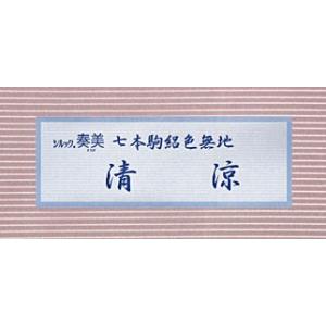 お仕立て付き東レシルック七本駒絽色無地《清涼》...の詳細画像5