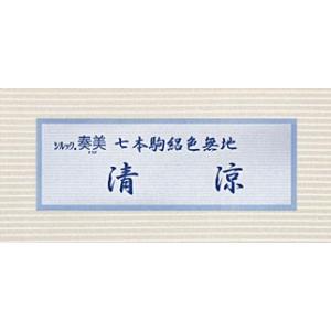お仕立て付き東レシルック七本駒絽色無地《清涼》...の詳細画像5