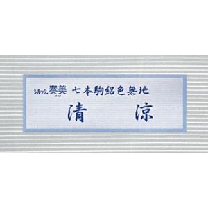 お仕立て付き東レシルック七本駒絽色無地《清涼》...の詳細画像5