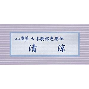 お仕立て付き東レシルック七本駒絽色無地《清涼》...の詳細画像5