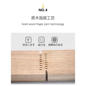カウンターチェア 木製 360度回転 足置き付...の詳細画像3