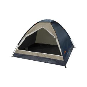 アウトドア用品 ハック Montagna ファミリー ドームテント 組立式テント  3〜4人用 キャンプ アウトドア 簡単組立 収納袋付き