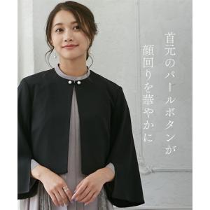 パーティードレス 結婚式 ボレロ 羽織 長袖 ...の詳細画像3