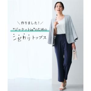 レディース トップス カットソー スーツインナ...の詳細画像2