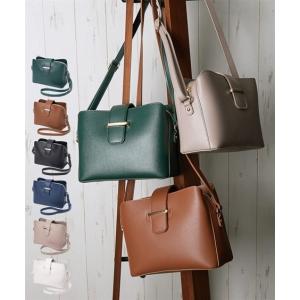 バッグ ショルダー レディース 3室構造 ニッセン nissen