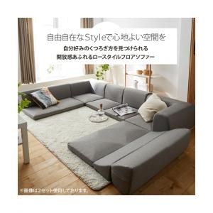 ローソファー フロアソファー 3人掛け ロー ...の詳細画像2
