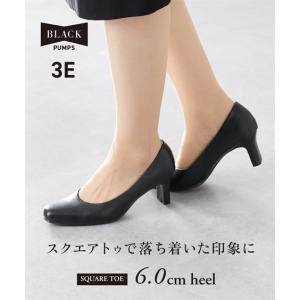 ニッセン（nissen） パンプス レディース 6センチヒールのプレーン 甲
