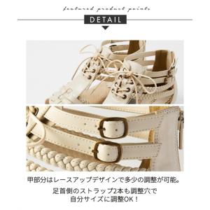 サンダル 大きいサイズ レディース グラディエ...の詳細画像4