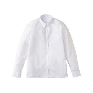 制服 キッズ 卒業式 ゆったりサイズ 女の子 長袖 スクール シャツ 子供服 ジュニア服 通園 通学 身長160/170cm ニッセン nissen