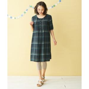 ワンピース ひざ丈 大きいサイズ レディース レーヨン100％うすカル柔らか5分袖 薄手素材  L〜10L ニッセン