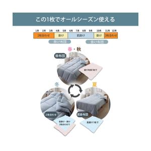 掛け布団 年中使える 洗える 防ダニ 抗菌防臭...の詳細画像5
