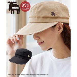 帽子 大きいサイズ レディース MOZ 洗える UV ワーク キャップ 1/2 ニッセン nissen｜ニッセン Yahoo!店