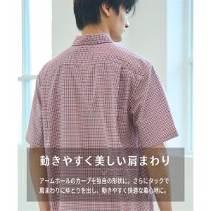 シャツ カジュアル メンズ 形態安定 チェック...の詳細画像5