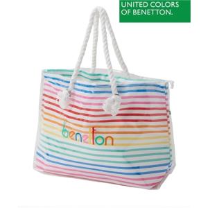 バッグ レディース BENETTON 巾着入り PVC トート ニッセン