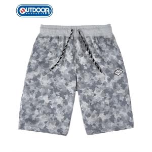 パンツ メンズ OUTDOOR アウトドアプロダクツ 裏毛 総柄 プリント ハーフ M/L/LL ニッセン nissen