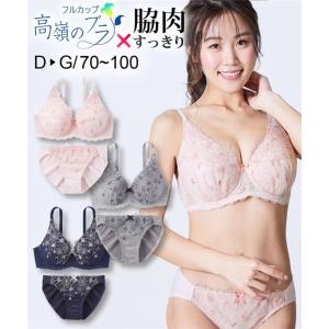 ブラジャー ショーツ セット レディース フルカップ 脇スッキリタイプ G70_M/G75_L/G80_L ニッセン nissen