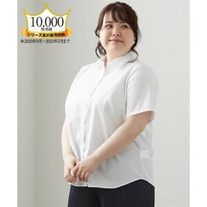 シャツ 大きいサイズ レディース ベーシック 半袖 LL〜10L ニッセン nissen｜nissenzai