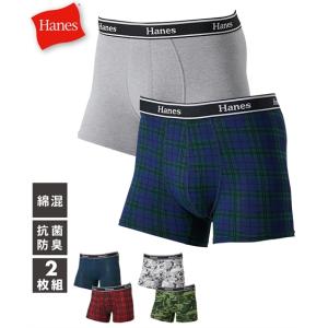 ボクサーパンツ メンズ ヘインズ 抗菌防臭 2枚組 M/L/LL ニッセン nissen