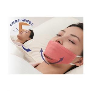 おやすみ用 鼻呼吸シルク マスク ニッセン n...の詳細画像1