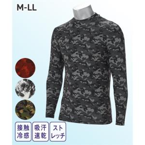 シャツ メンズ 吸汗速乾 ストレッチ ローネック 丸首 コンプレッションインナー 夏 M/L/LL ニッセン nissen｜nissenzai