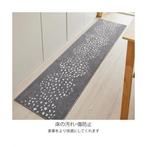 キッチン マット 北欧風 デザイン のふんわり...の詳細画像2