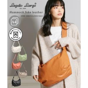 バッグ ショルダー レディース Legato Largo レガートラルゴ 洗える フェイクレザー A4対応 ニッセン nissen｜ニッセン Yahoo!店