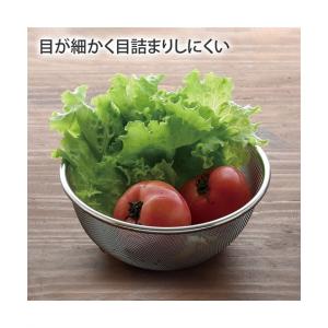 ストロングメッシュザル3点セット（ザル19cm＆ボウル18cm＆21cm） SUS