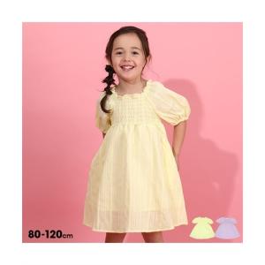 ワンピース キッズ 女の子 Babydoll シャーリング 6460k 身長80 90 100 110 1cm ニッセン Nissen Zzy4322d0034 ニッセン Yahoo 店 通販 Yahoo ショッピング