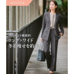 ニッセン（nissen） スーツ パンツ レディース タテヨコ ストレッチ