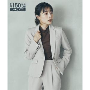 ジャケット 小さいサイズ レディース ダブルクロス テーラード 低身長さん 小柄女性 PSS/PS/PM/PL ニッセン nissen