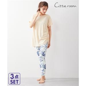 ヨガウェア レディース citta room 水陸両用アシメ チュニック 付3点セット S/M/L/LL ニッセン nissen｜ニッセン Yahoo!店