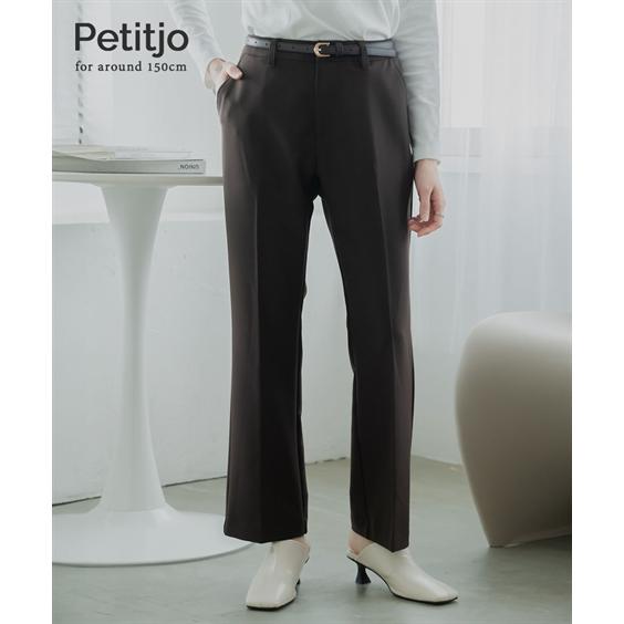 パンツ ブーツカット 小さいサイズ レディース フレア 低身長さん 小柄女性 SS/S/M/L ニッ...